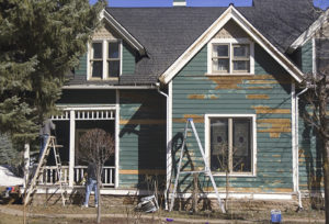 old house being renovated