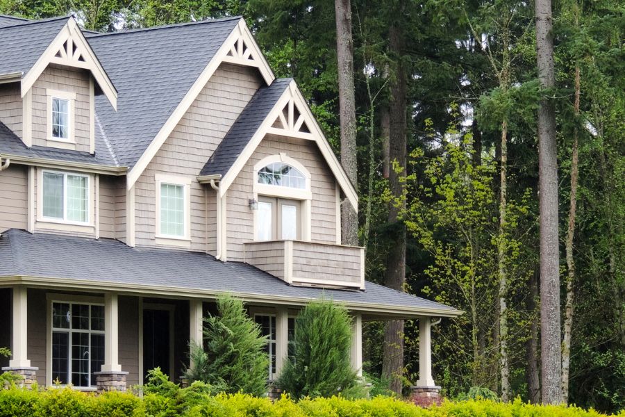home in the woods of Shasta County, CA that was purchased using an assumable VA loan